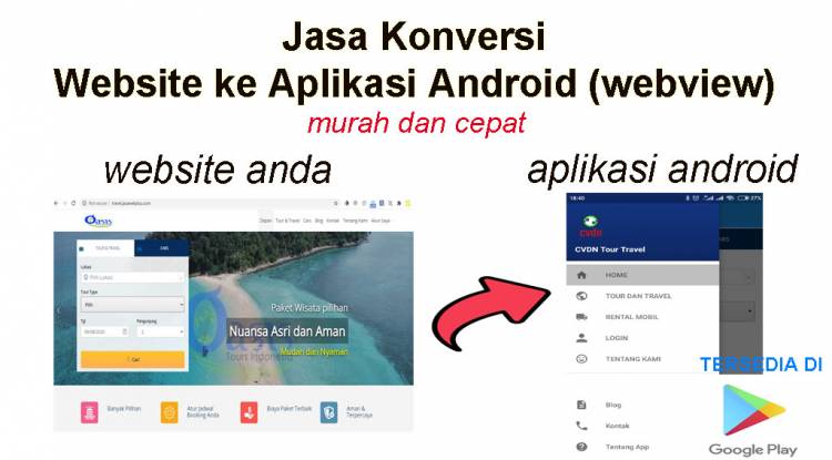 Jasa Konversi Website Ke Aplikasi Android Webview